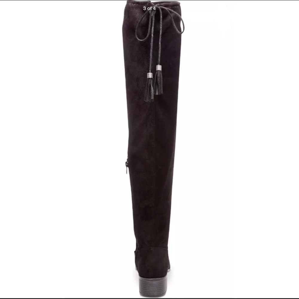 NEW Madden Girl Prissley Over The Knee Boots Black - Picture 4 of 5